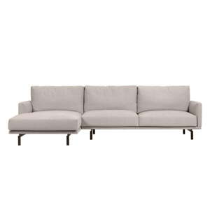 Béžová ženilková rohová pohovka (ľavý roh/s leňoškou) Galene – Kave Home