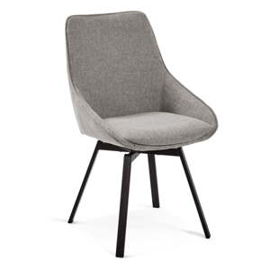 Sivá jedálenská stolička Jenna – Kave Home