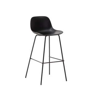 Čierna barová stolička (výška sedadla 74 cm) Altea – Kave Home