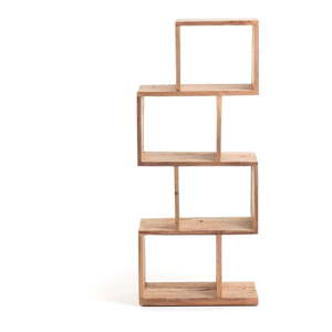 Knižnica z teakového dreva v prírodnej farbe 55x132x30 cm Aroba – Kave Home