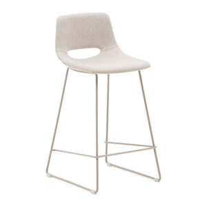Béžová barová stolička (výška sedadla 65 cm) Zahara – Kave Home