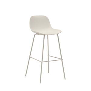 Krémovobiela barová stolička (výška sedadla 74 cm) Altea – Kave Home