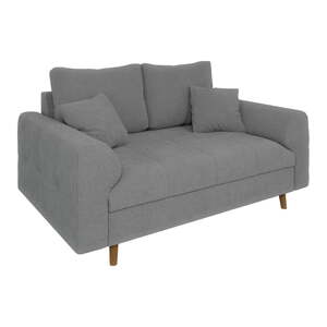 Sivá pohovka z textílie buklé 150 cm Ariella – Ropez