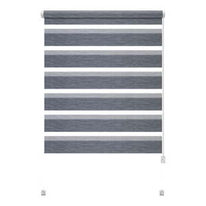 Sivá roleta deň a noc 57x150 cm Zebra Natur – Gardinia