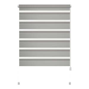 Sivá roleta deň a noc 42,5x150 cm Zebra – Gardinia