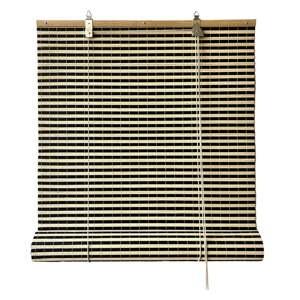 Čierna/v prírodnej farbe bambusová roleta 150x160 cm Vela – Gardinia