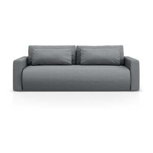 Sivá rozkladacia/s úložným priestorom pohovka 238 cm Belfast – Cosmopolitan Design