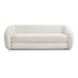 Biela ženilková rozkladacia pohovka 228 cm Neyo – Bobochic Paris