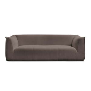 Hnedá pohovka z textílie buklé 242 cm Giorgia – Bobochic Paris