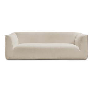 Béžová pohovka z textílie buklé 242 cm Giorgia – Bobochic Paris