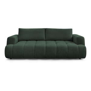 Zelená rozkladacia/s úložným priestorom pohovka 251 cm Fuji – Bobochic Paris