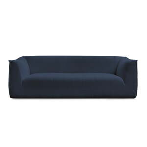 Tmavomodrá pohovka z textílie buklé 242 cm Giorgia – Bobochic Paris