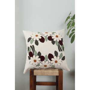 Ľanový dekoračný vankúš 43x43 cm Papatya – Mioli Decor