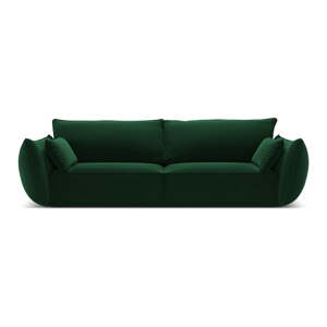 Tmavozelená zamatová pohovka 208 cm Vanda – Mazzini Sofas