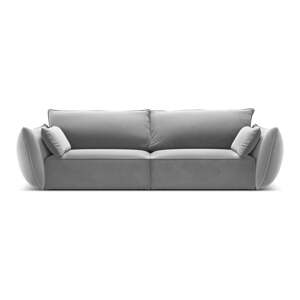 Svetlosivá zamatová pohovka 208 cm Vanda – Mazzini Sofas