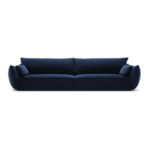Tmavomodrá zamatová pohovka 248 cm Vanda – Mazzini Sofas