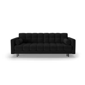 Čierna rozkladacia/s úložným priestorom pohovka 222 cm Bali – Cosmopolitan Design