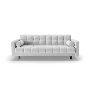 Svetlosivá rozkladacia/s úložným priestorom pohovka 222 cm Bali – Cosmopolitan Design