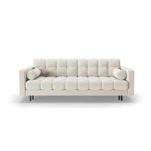 Krémovobiela rozkladacia/s úložným priestorom pohovka 222 cm Bali – Cosmopolitan Design