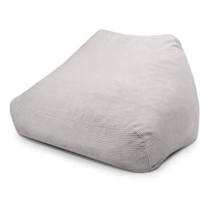 Svetlosivý menčestrový sedací vak Sofa Snug – SLOWDOWN