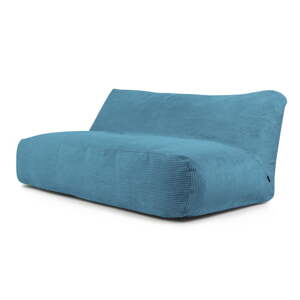 Modrý menčestrový sedací vak Sofa Tube 190 – SLOWDOWN