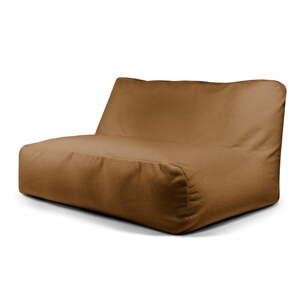 Hnedý sedací vak z textílie buklé Sofa Tube 160 – SLOWDOWN
