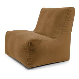 Hnedý sedací vak z textílie buklé Seat 100 Lounge – SLOWDOWN