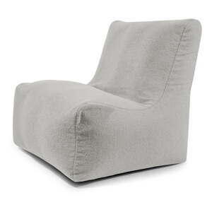 Svetlosivý sedací vak z textílie buklé Seat 100 Lounge – SLOWDOWN