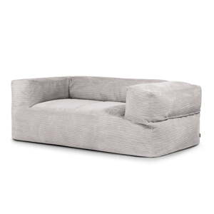 Svetlosivý menčestrový sedací vak Sofa MooG – SLOWDOWN