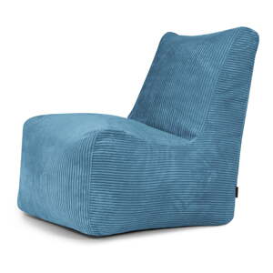 Modrý menčestrový sedací vak Seat Lounge – SLOWDOWN