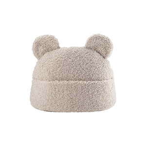 Svetlohnedá detský pohovkový vankúš buklé Teddy Pouch – Wigiwama